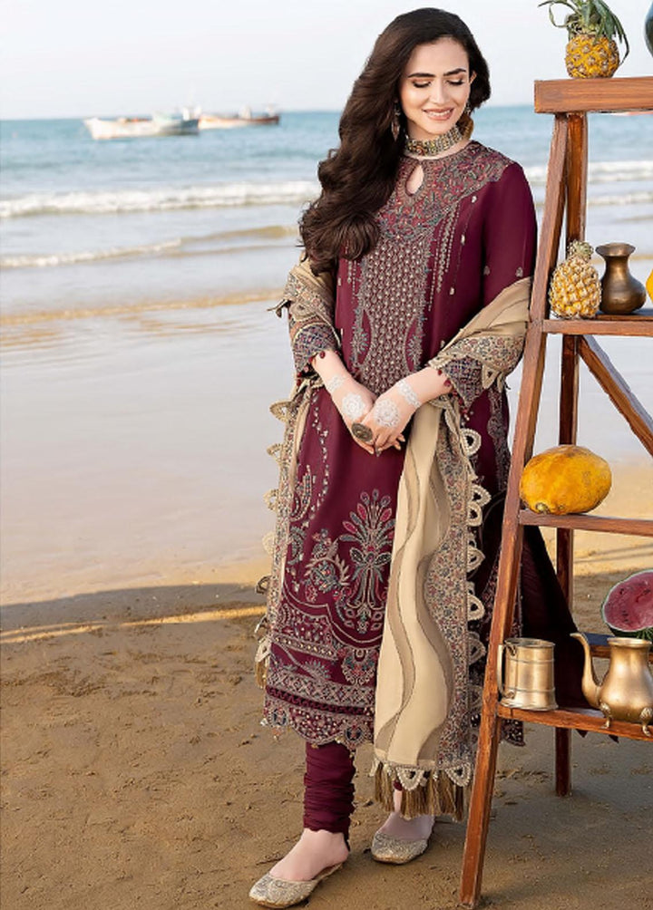 Shahkaar by Jazmin Embroidered Lawn Suits Unstitched 3 Piece JZ23SS 09 Marjan - Spring/Summer Collection