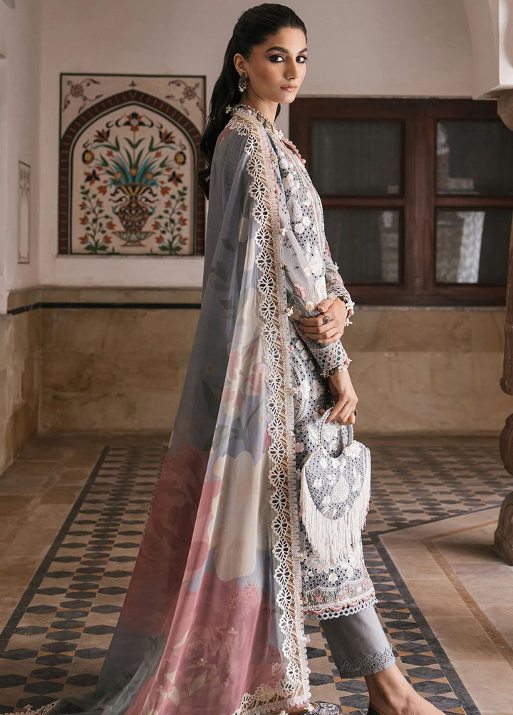 Shahkaar by Jazmin Embroidered Lawn Suits Unstitched 3 Piece JZ24SK D-03 - Festive Collection