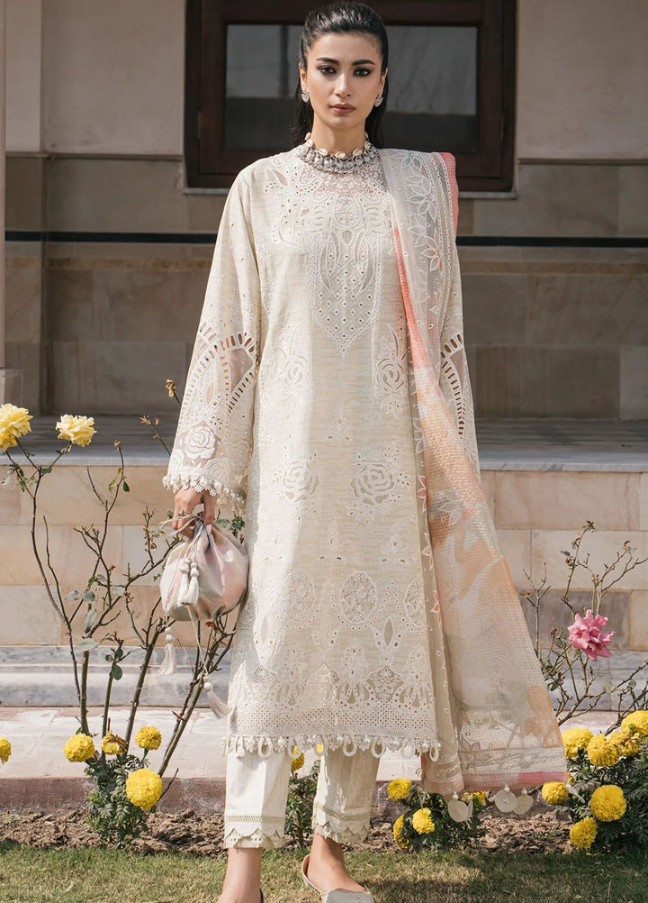 Shahkaar by Jazmin Embroidered Lawn Suits Unstitched 3 Piece JZ24SK D-07 - Festive Collection