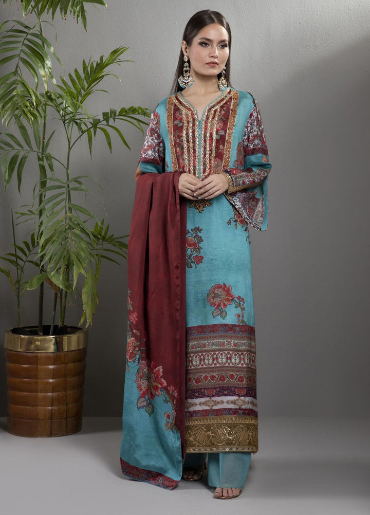 Shamaeel Ansari Luxury Pret  Silk 2 Piece Suit AFS 03