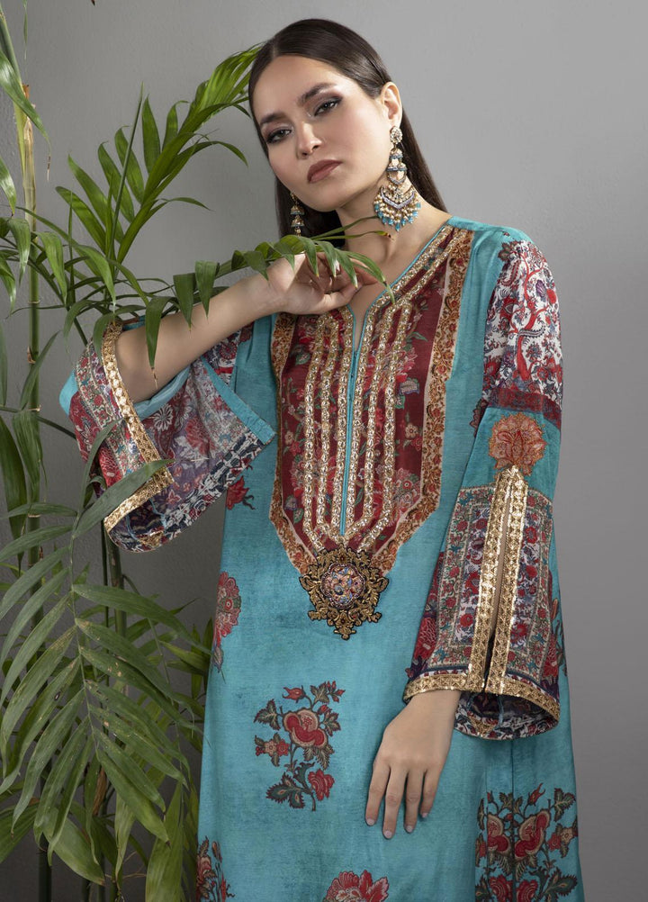 Shamaeel Ansari Luxury Pret  Silk 2 Piece Suit AFS 03