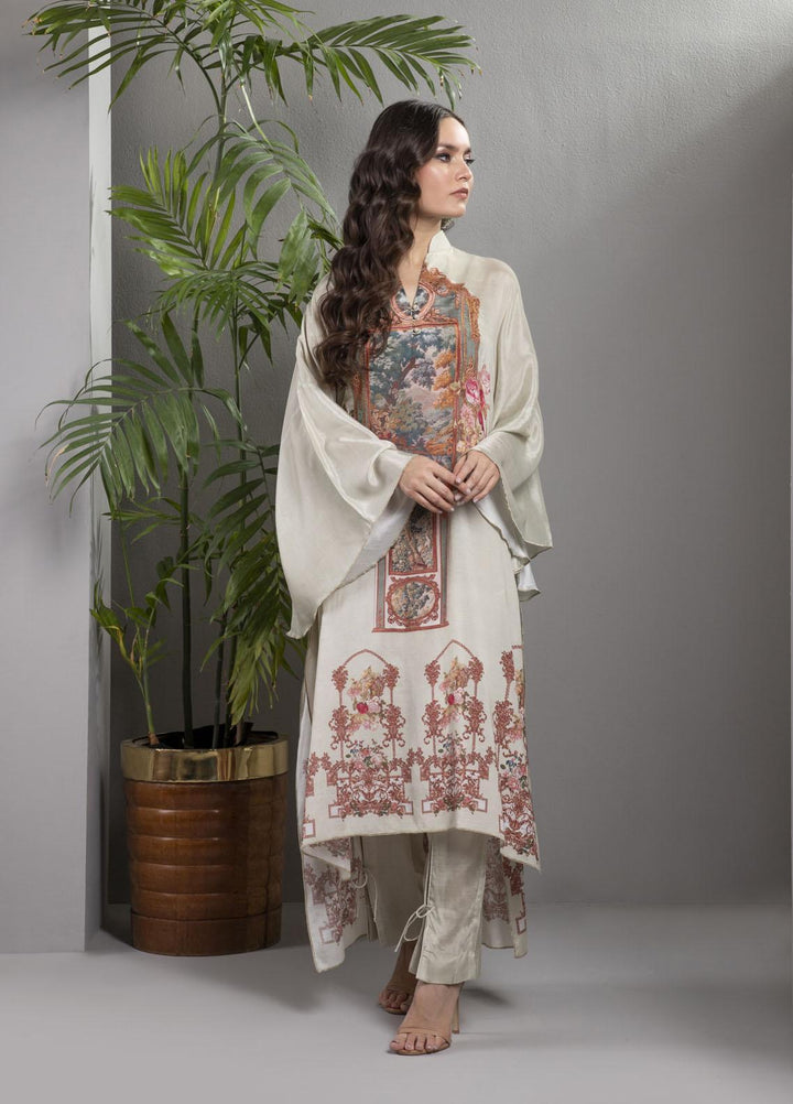 Shamaeel Ansari Luxury Pret  Silk 2 Piece Suit AFS 05