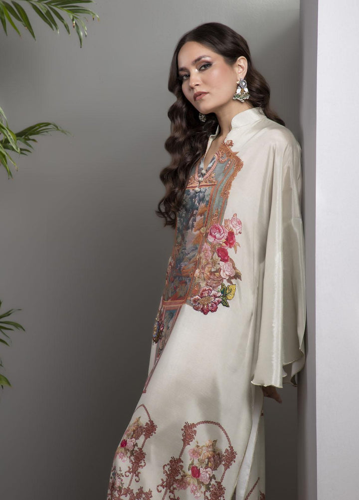 Shamaeel Ansari Luxury Pret  Silk 2 Piece Suit AFS 05