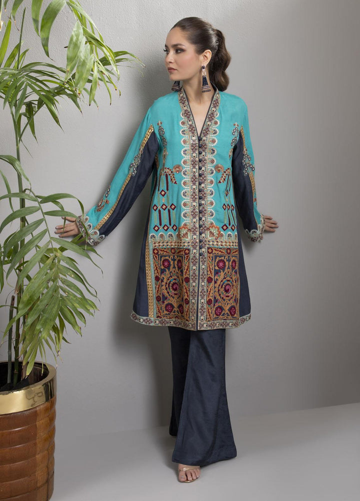 Shamaeel Ansari Luxury Pret  Silk 2 Piece Suit AFS 09