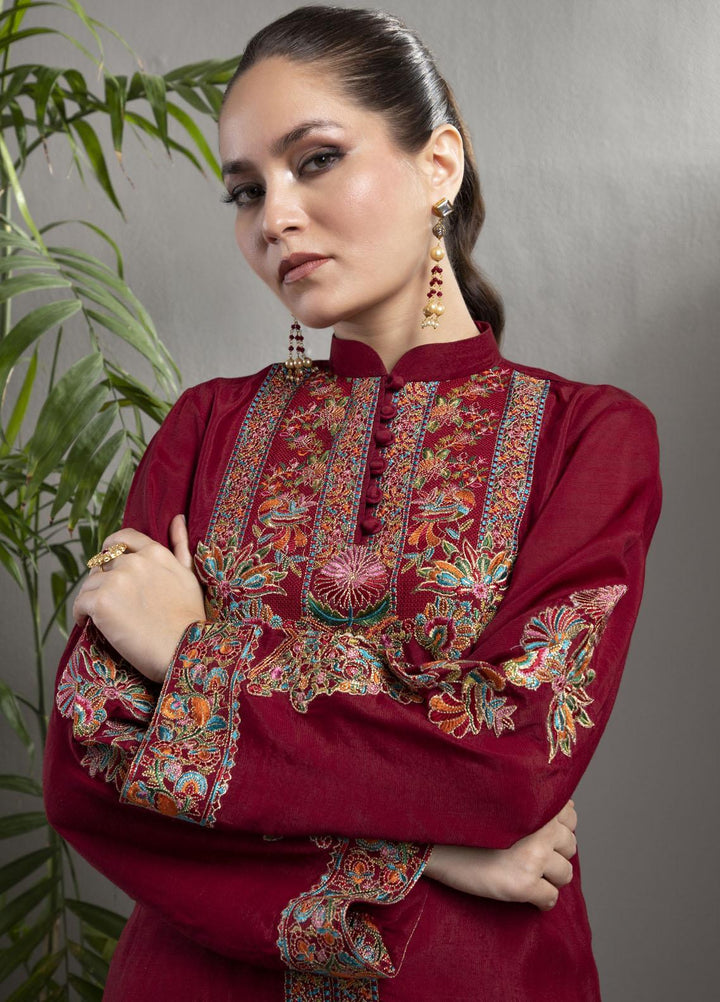 Shamaeel Ansari Luxury Pret  Silk 2 Piece Suit AFS 10