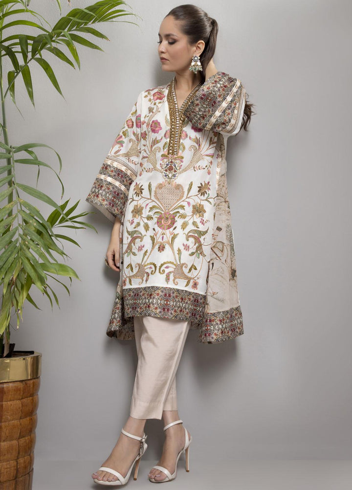 Shamaeel Ansari Luxury Pret  Silk 2 Piece Suit AFS 11