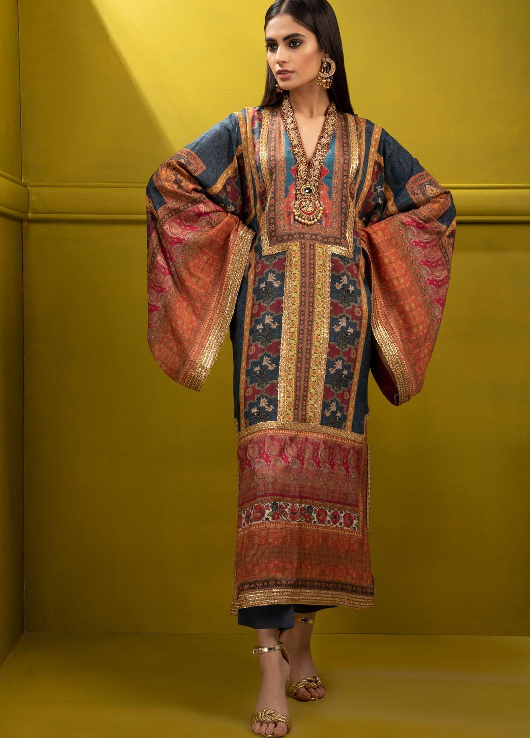 Shamaeel Ansari Pret Casual Silk Kurta SMA21D DC2 02