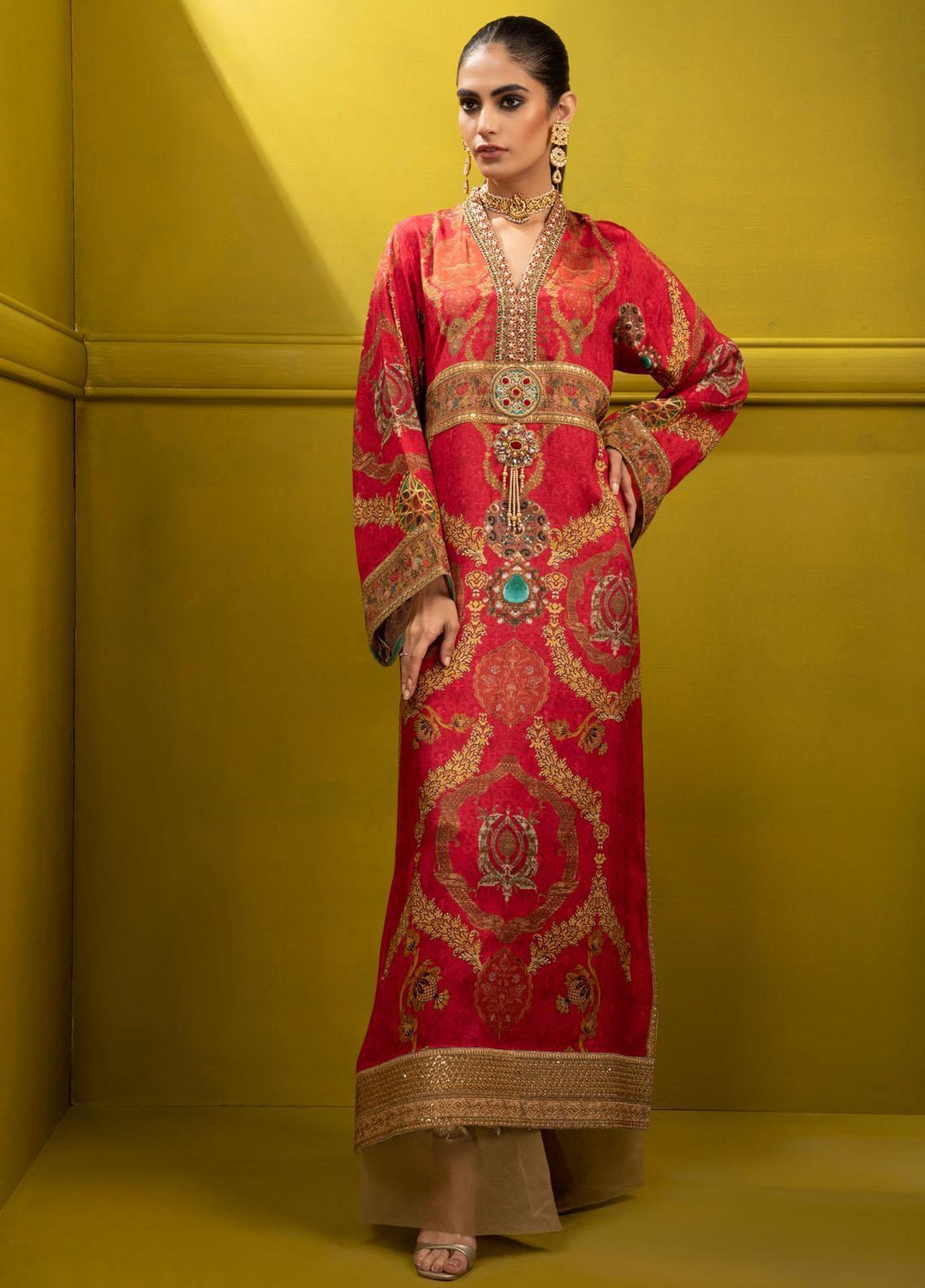 Shamaeel Ansari Pret Luxury Silk Kurta SMA21D DC2 06