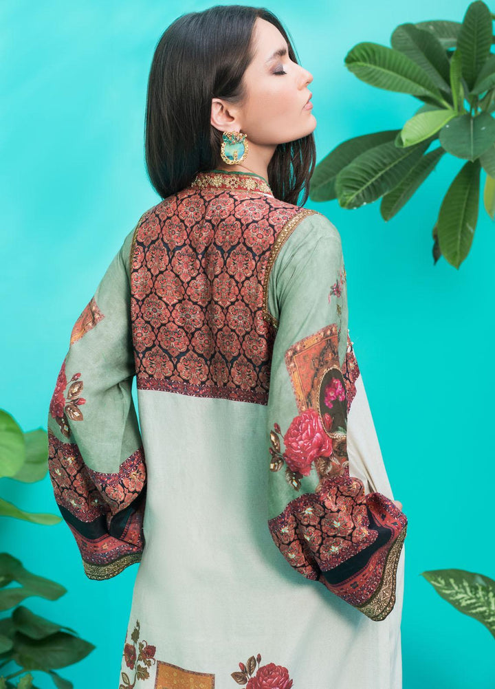 Shamaeel Ansari Luxury Pret  Silk Shirt D-04