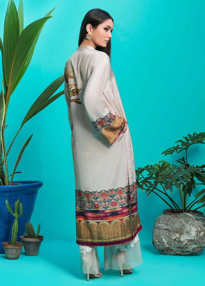 Shamaeel Ansari Luxury Pret  Silk Shirt D-06