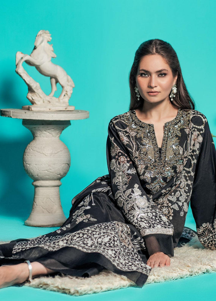 Shamaeel Ansari Luxury Pret  Silk Shirt D-07