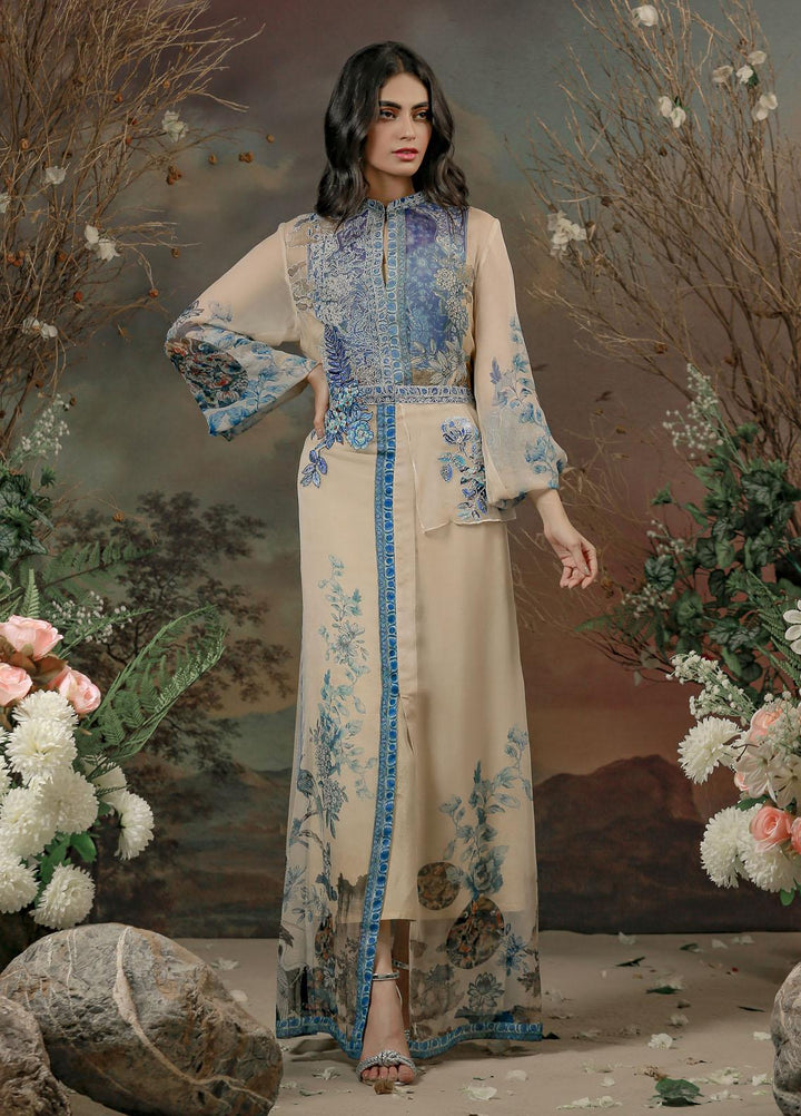 Shamaeel Ansari Luxury Pret  Chiffon Shirt CHIFFON D1