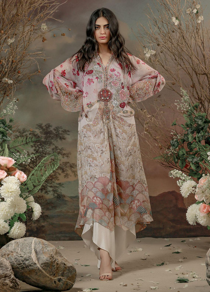 Shamaeel Ansari Luxury Pret  Chiffon Shirt CHIFFON D2