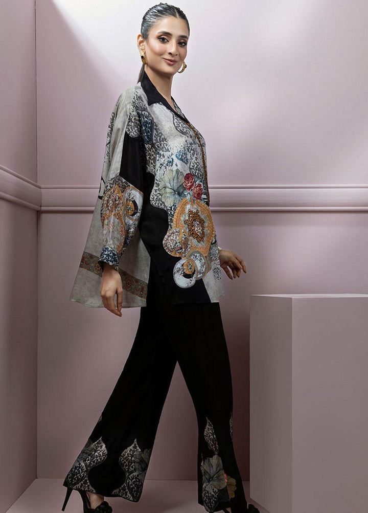 Shamaeel Ansari Pret Embroidered Silk 2 Piece Glam-02