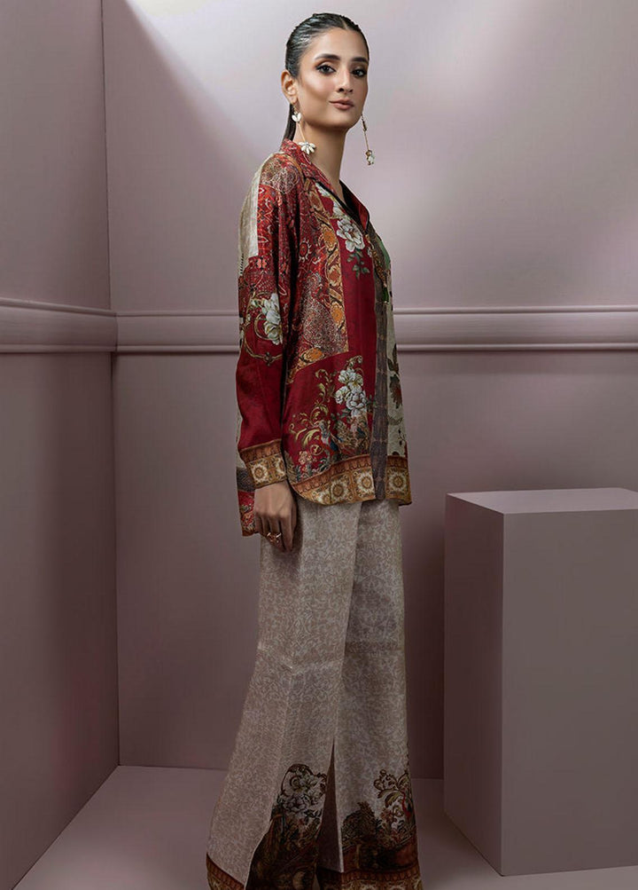 Shamaeel Ansari Pret Embroidered Silk 2 Piece Glam-04