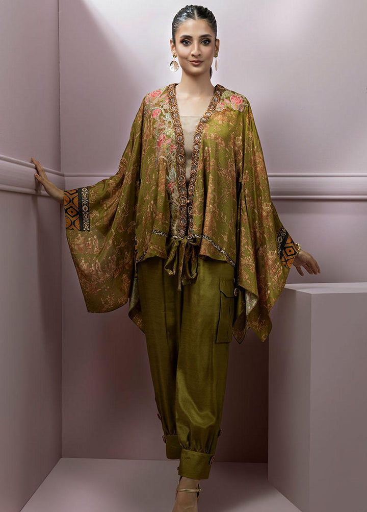Shamaeel Ansari Pret Embroidered Silk 3 Piece Glam-05