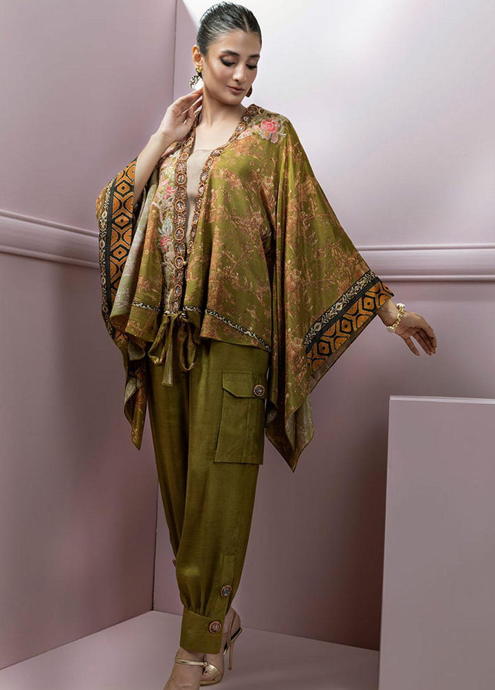 Shamaeel Ansari Pret Embroidered Silk 3 Piece Glam-05
