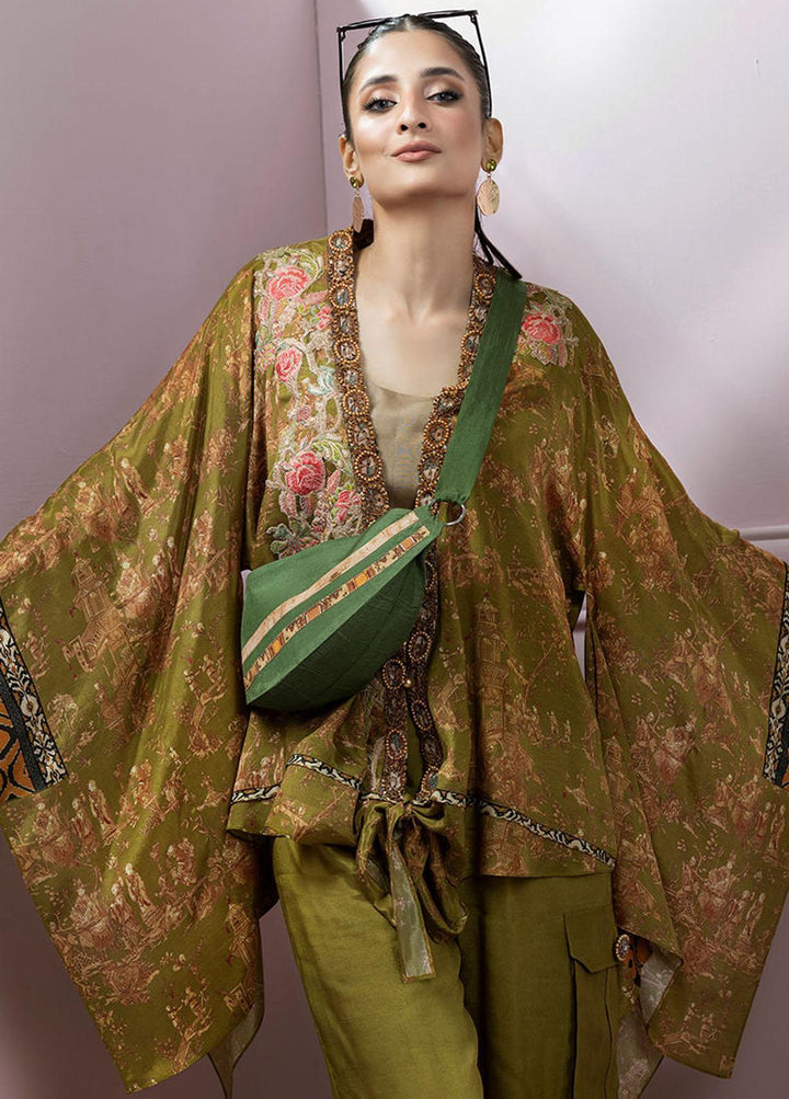 Shamaeel Ansari Pret Embroidered Silk 3 Piece Glam-05