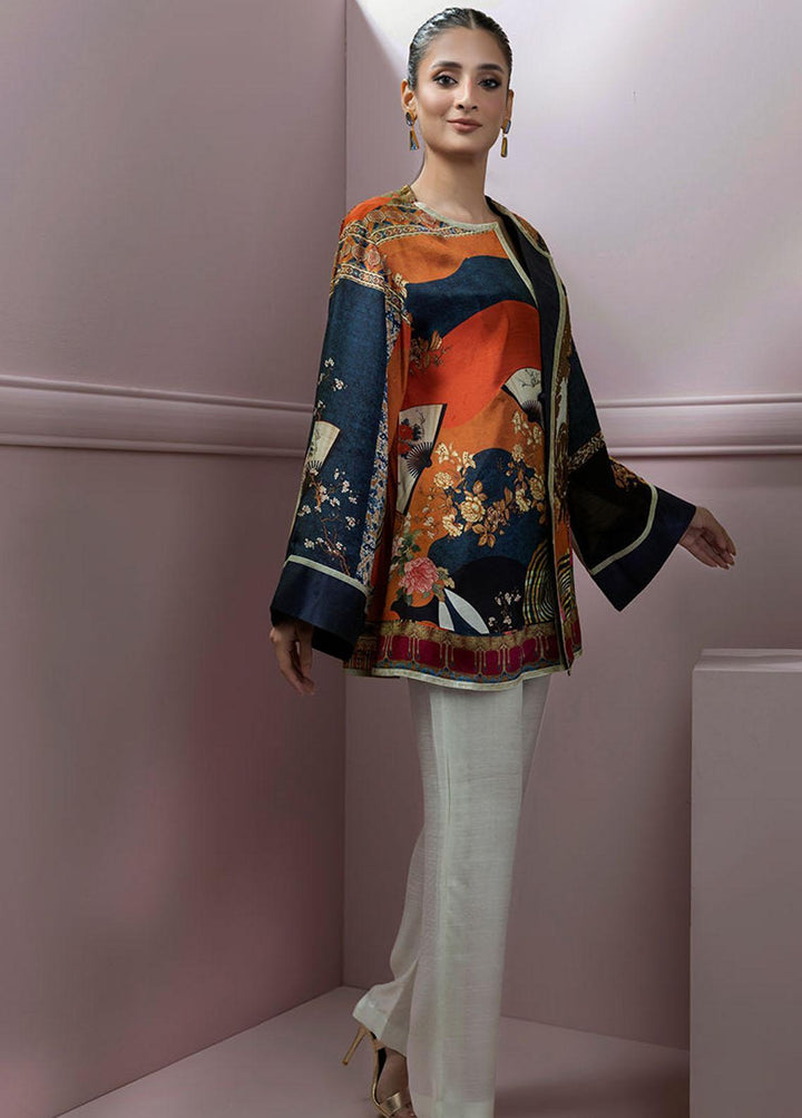 Shamaeel Ansari Pret Embroidered Silk 2 Piece Glam-06