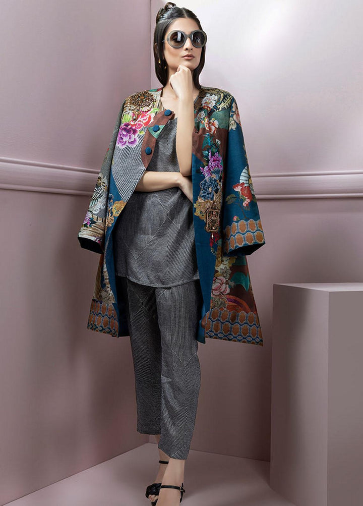 Shamaeel Ansari Pret Embroidered Silk 3 Piece Glam-09