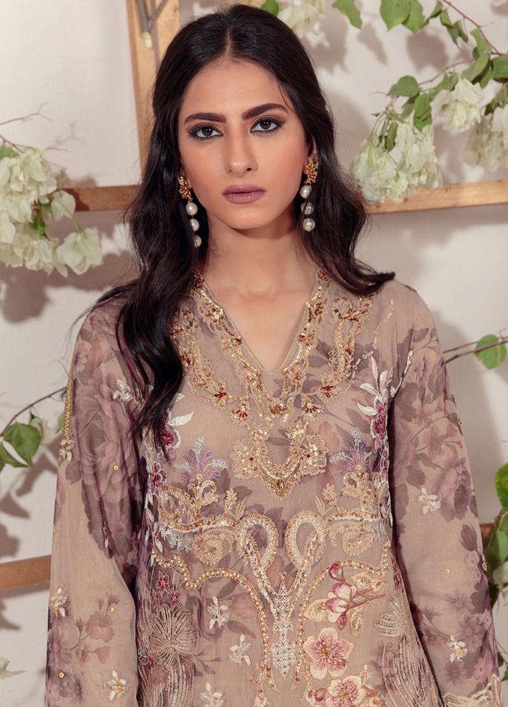 Shamaeel Ansari Embroidered Luxury Net Shirt EB-01