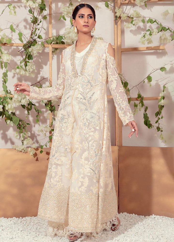 Shamaeel Ansari Embroidered Luxury Net Shirt EB-04