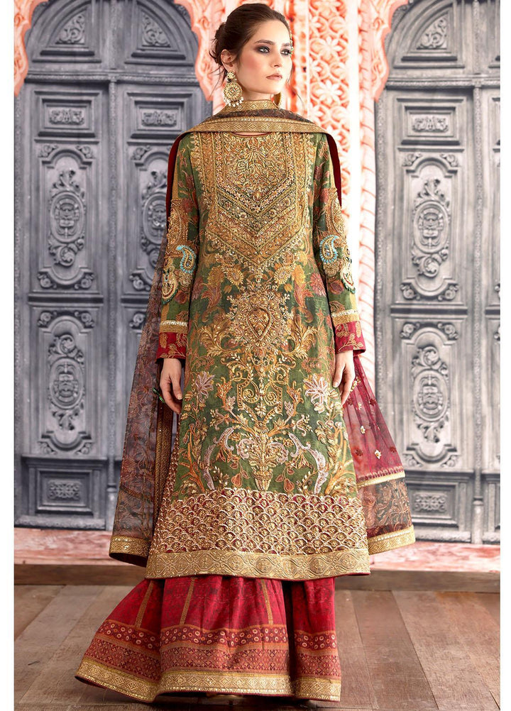 Shamaeel Ansari Luxury Pret  Silk 3 Piece Dress Majestic-08