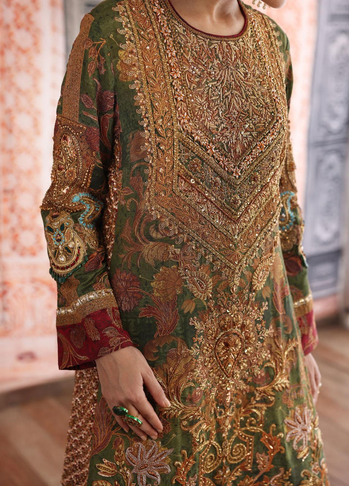 Shamaeel Ansari Luxury Pret  Silk 3 Piece Dress Majestic-08