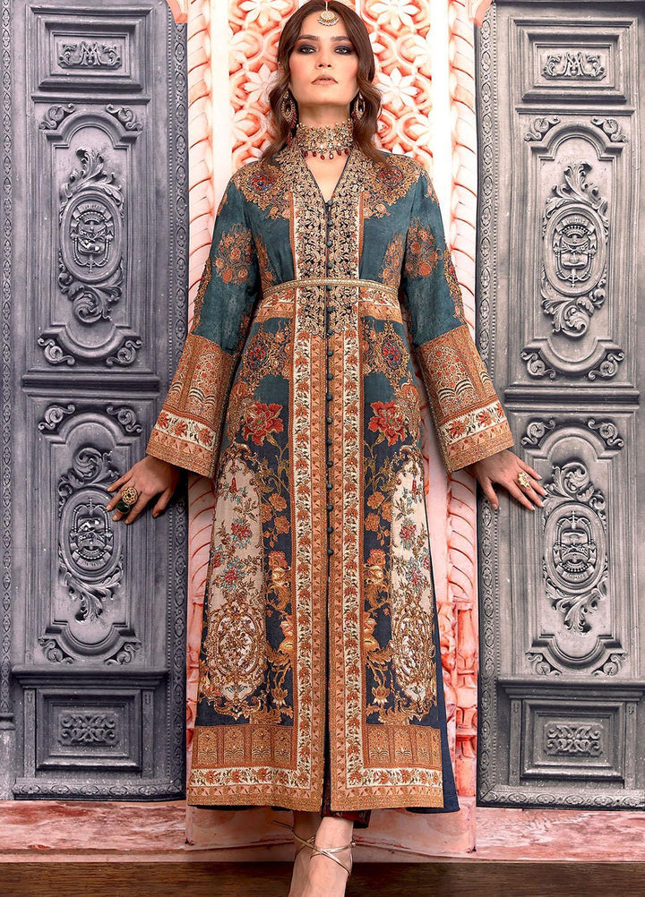 Shamaeel Ansari Luxury Pret  Silk 2 Piece Dress Majestic-11