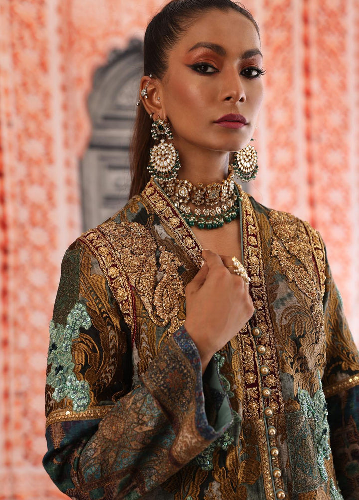 Shamaeel Ansari Luxury Pret  Silk 2 Piece Dress Majestic-12