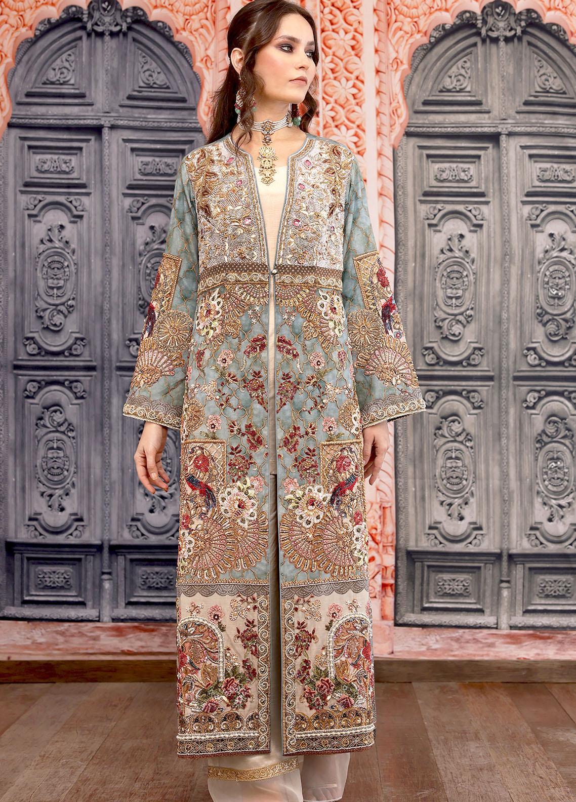 Shamaeel Ansari Luxury Pret  Silk Shirt D-10