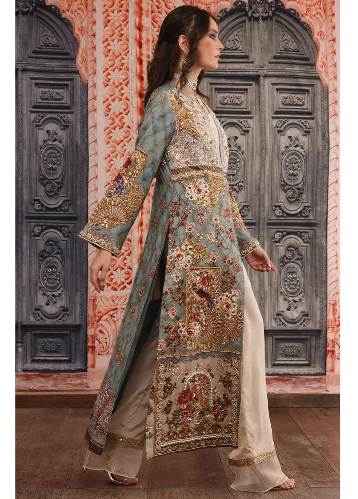 Shamaeel Ansari Luxury Pret  Silk 2 Piece Dress Majestic-13