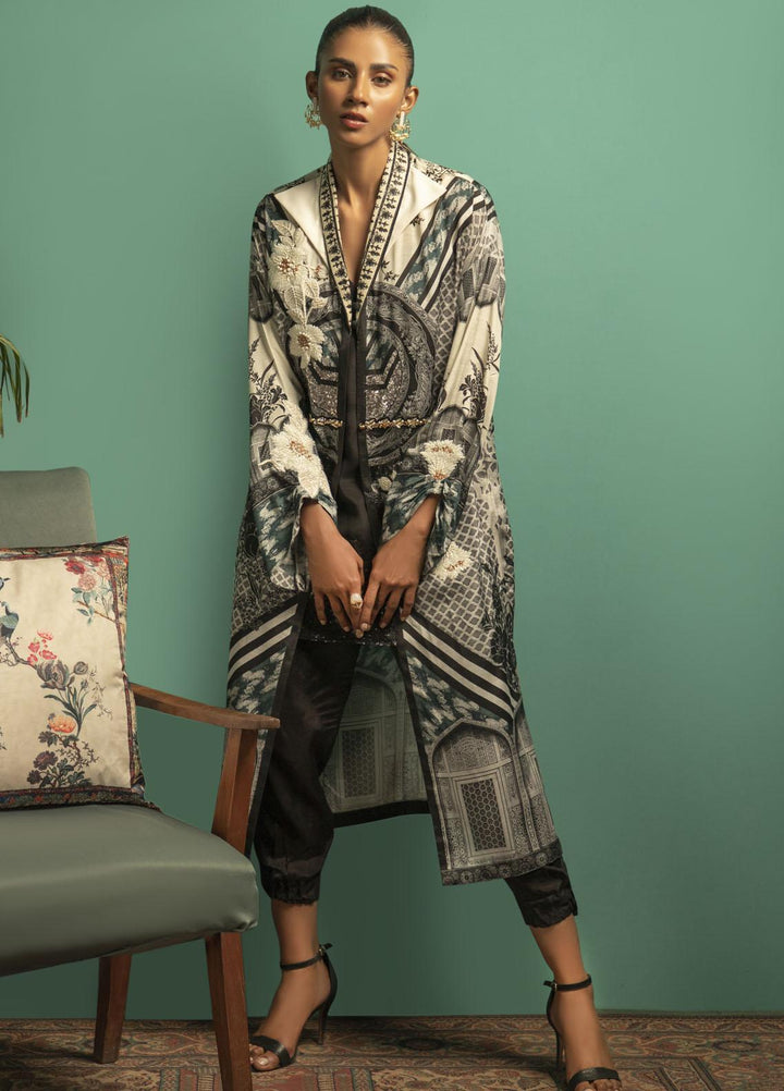 Shamaeel Ansari Luxury Pret  Silk Shirt MK-05