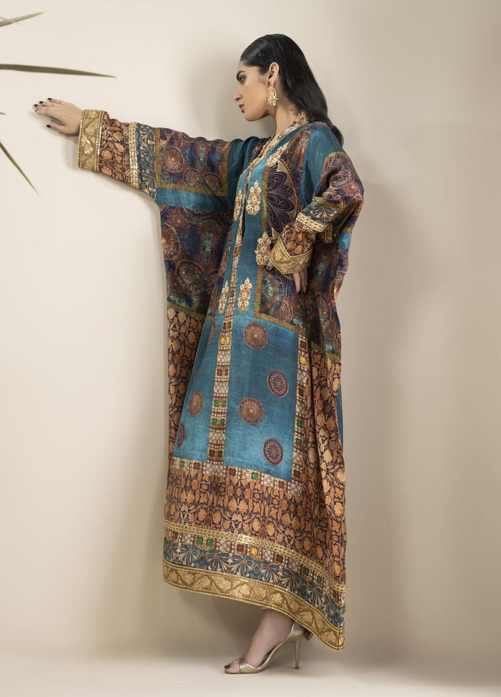 Shamaeel Ansari Luxury Pret Embroidered Silk Kaftan NR - 07
