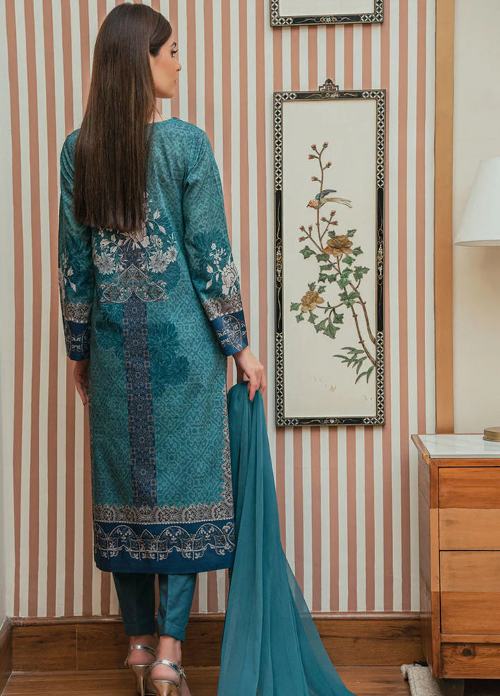 Shamaeel Ansari Pret Embroidered Lawn 3 Piece Suit LE-03