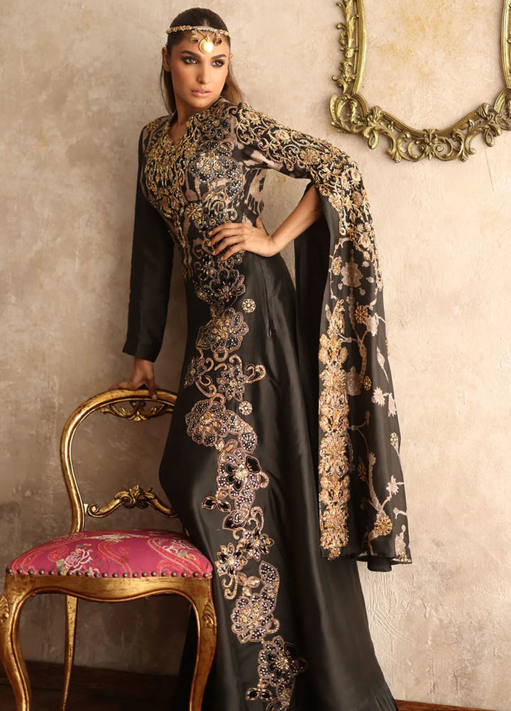 Shamaeel Ansari Pret Embroidered Silk 2 Piece EQ-07