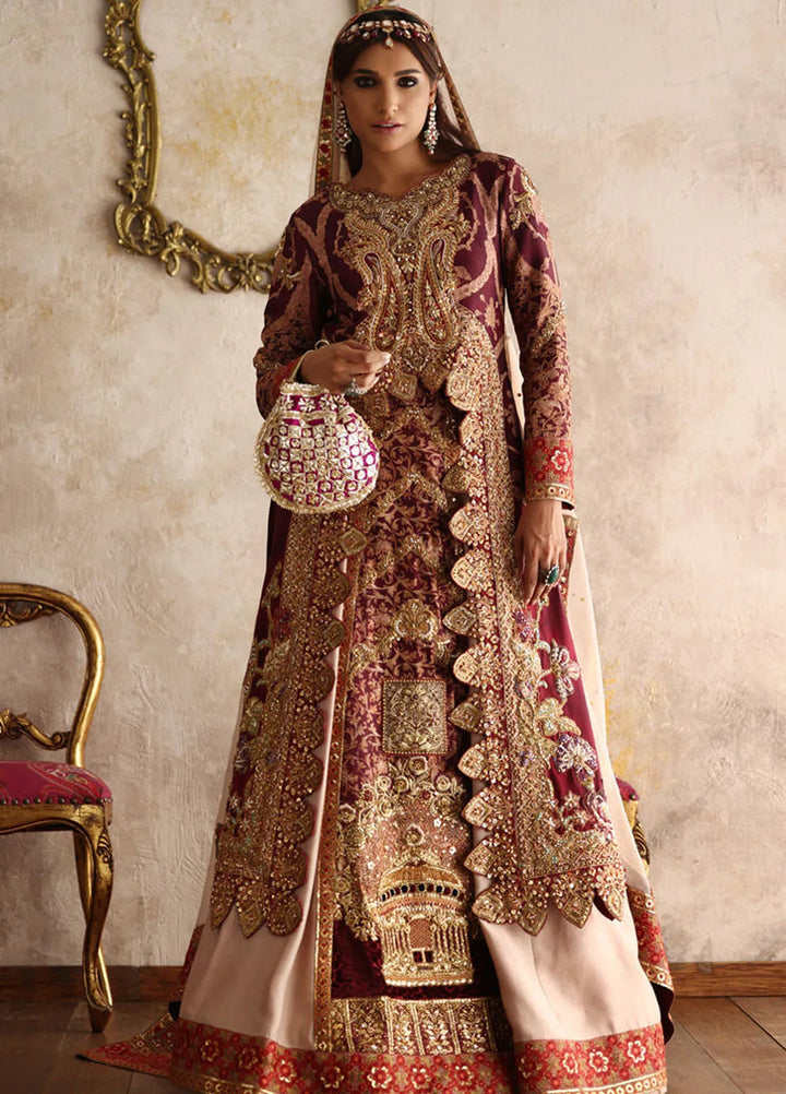 Shamaeel Ansari Pret Embroidered Silk 3 Piece EQ-02