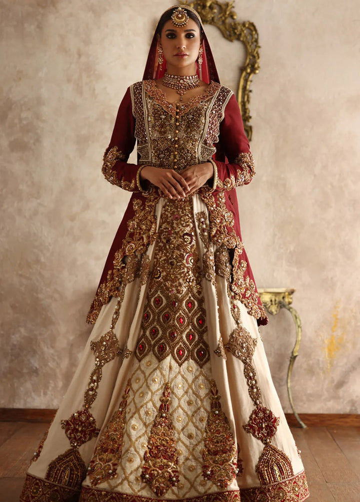 Shamaeel Ansari Pret Embroidered Silk 3 Piece EQ-03