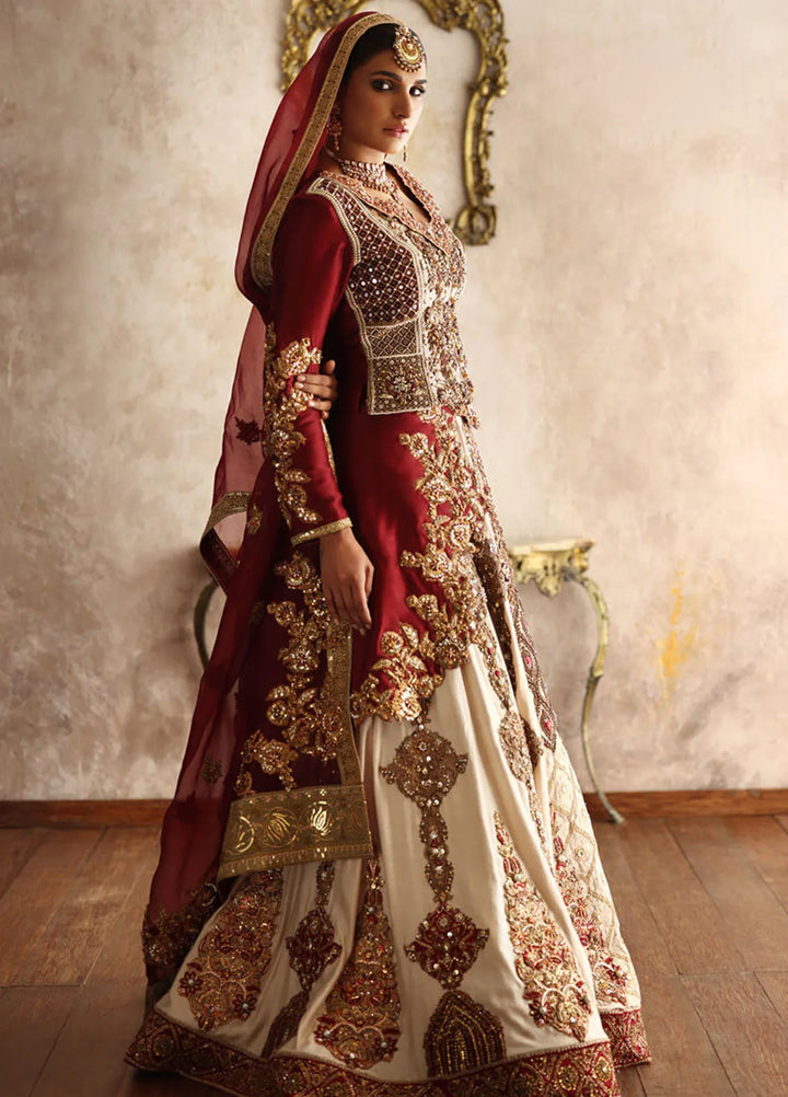 Shamaeel Ansari Pret Embroidered Silk 3 Piece EQ-03