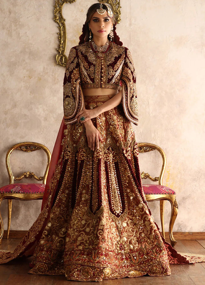 Shamaeel Ansari Pret Embroidered Silk 3 Piece EQ-04