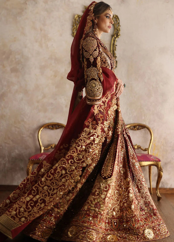 Shamaeel Ansari Pret Embroidered Silk 3 Piece EQ-04