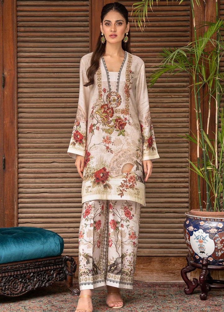 Shamaeel Ansari Pret Printed Silk 2 Piece Suit EKS-07