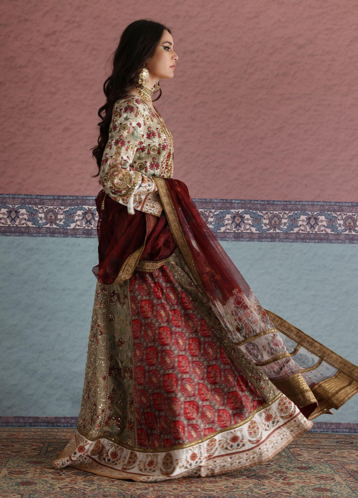 Shamaeel Ansari Luxury Pret  Cotton Net Shirt TS-02