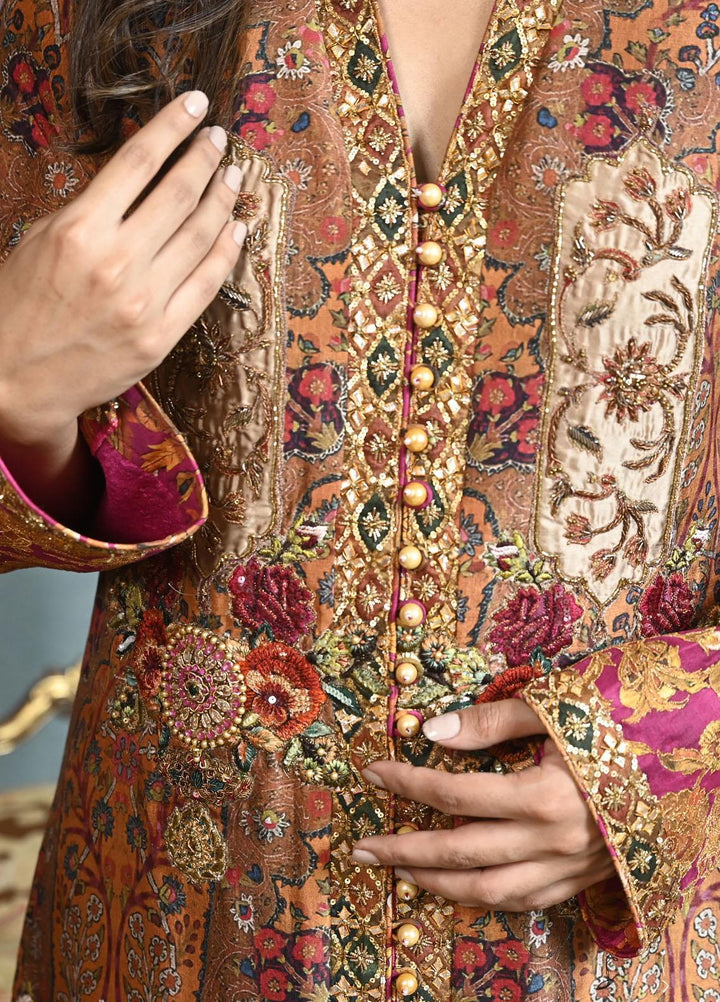 Shamaeel Ansari Luxury Pret  Raw Silk Shirt TS-10