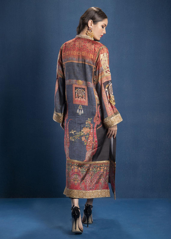 Shamaeel Ansari Luxury Pret  Silk Shirt SMA22SL S-03