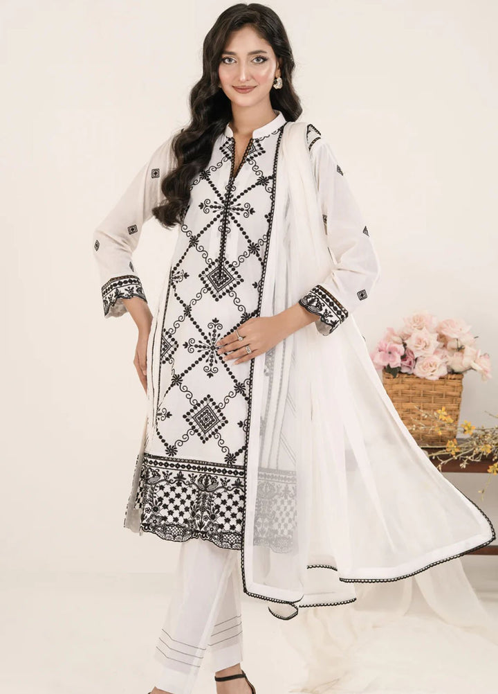 Shamooz Pret Embroidered Cotton 3 Piece Suit SE-025