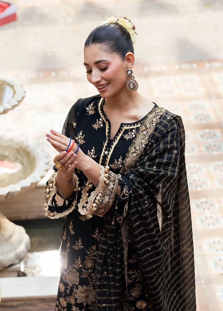 Shan e Festive by Salitex Embroidered Zari Suits Unstitched 3 Piece SUNW6JI041UT - Festive Collection