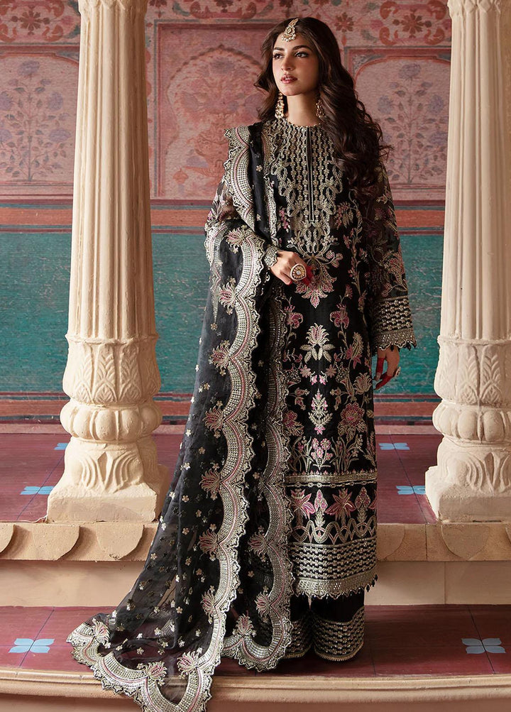 Shehnai by Afrozeh Embroidered Organza Suits Unstitched 3 Piece AF23WF Abdeen - Wedding Formal Collection