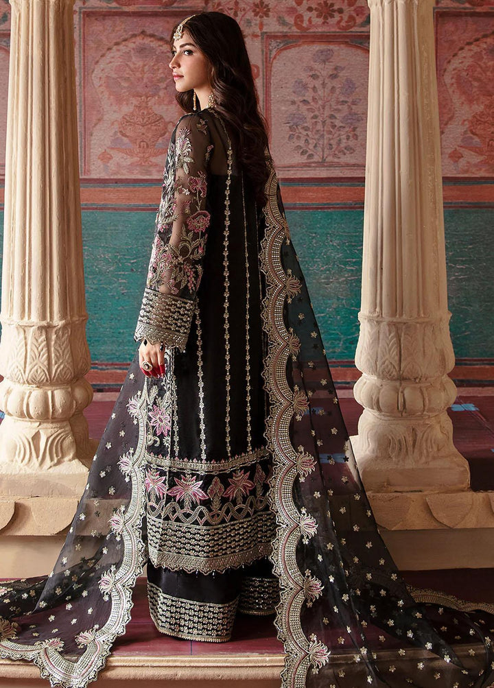 Shehnai by Afrozeh Embroidered Organza Suits Unstitched 3 Piece AF23WF Abdeen - Wedding Formal Collection