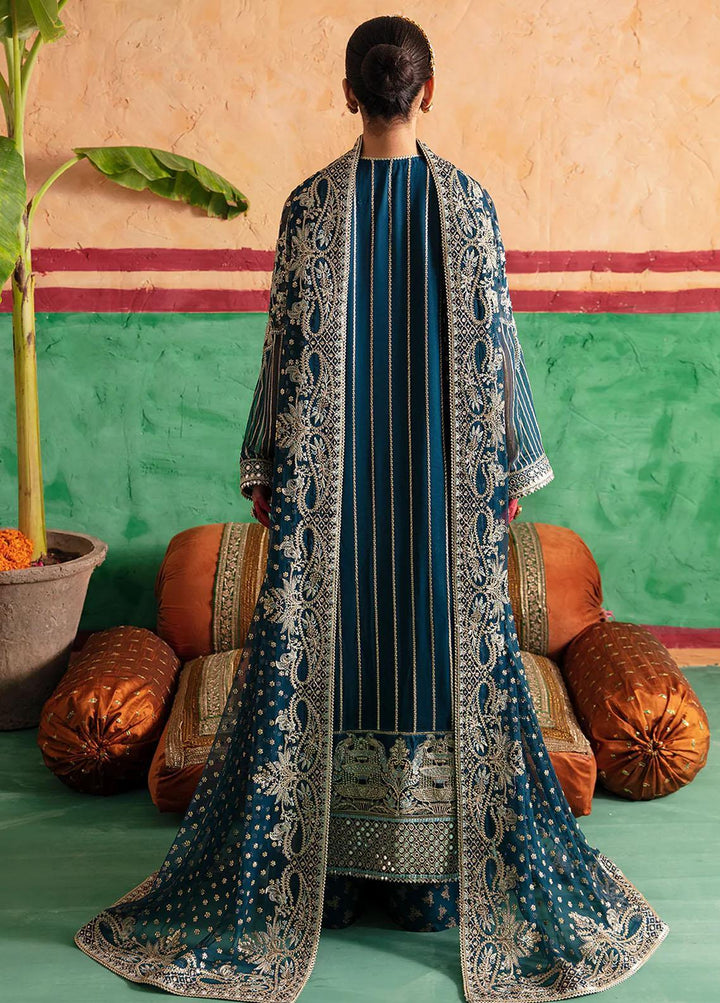 Shehnai by Afrozeh Embroidered Chiffon Suits Unstitched 3 Piece AF23WF Amal - Wedding Formal Collection